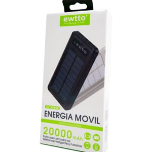 Cargador Solar Movil 20000 mAh